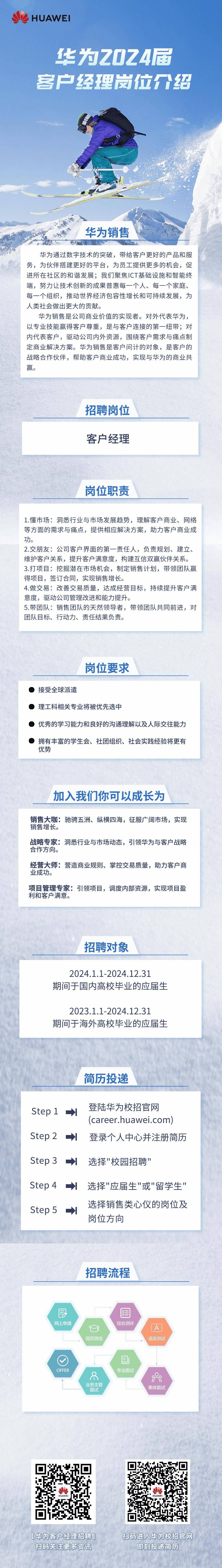 【招聘信息】华为2024届客户经理岗位持续招聘中_罗玉婷_审核