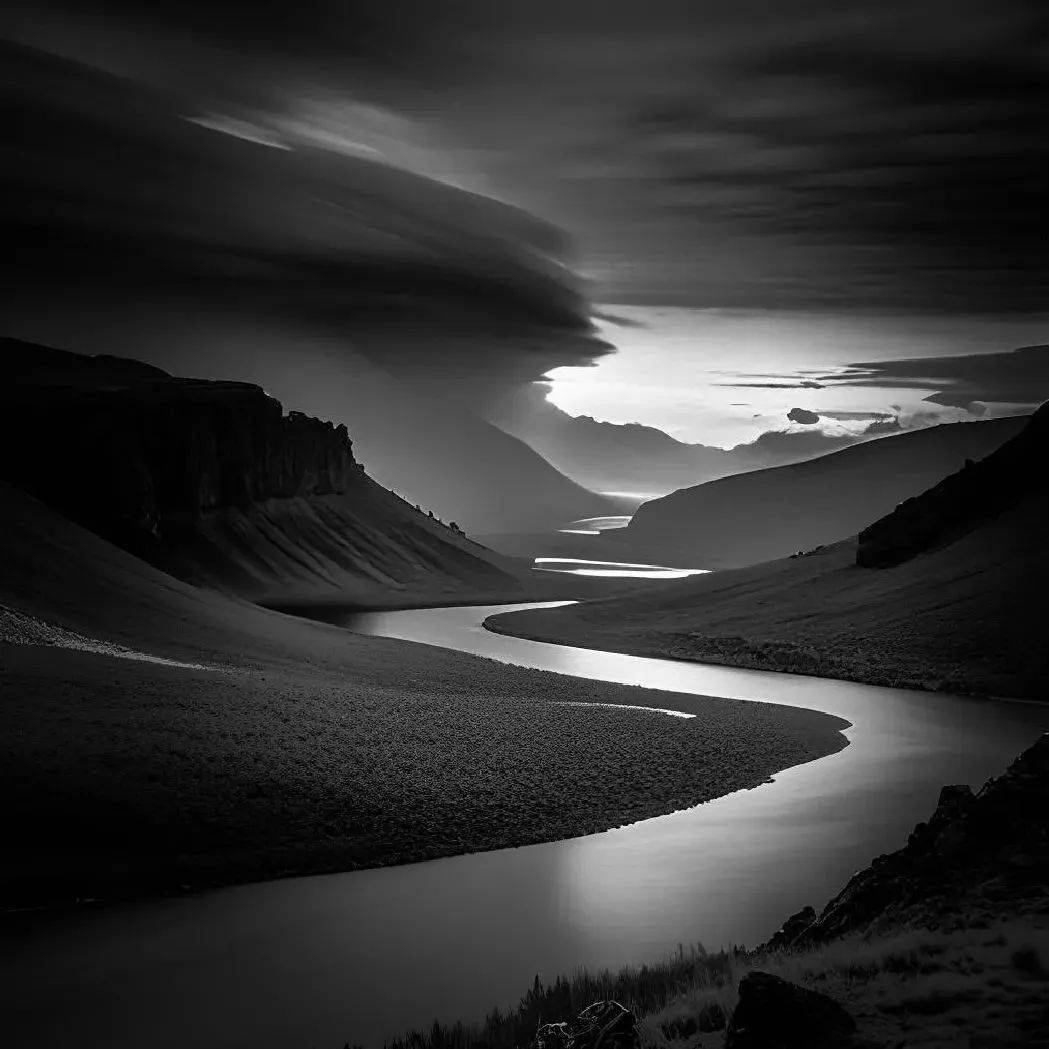 用黑白光影来塑造人间仙境,令人如痴如幻!_摄影_日期_作品