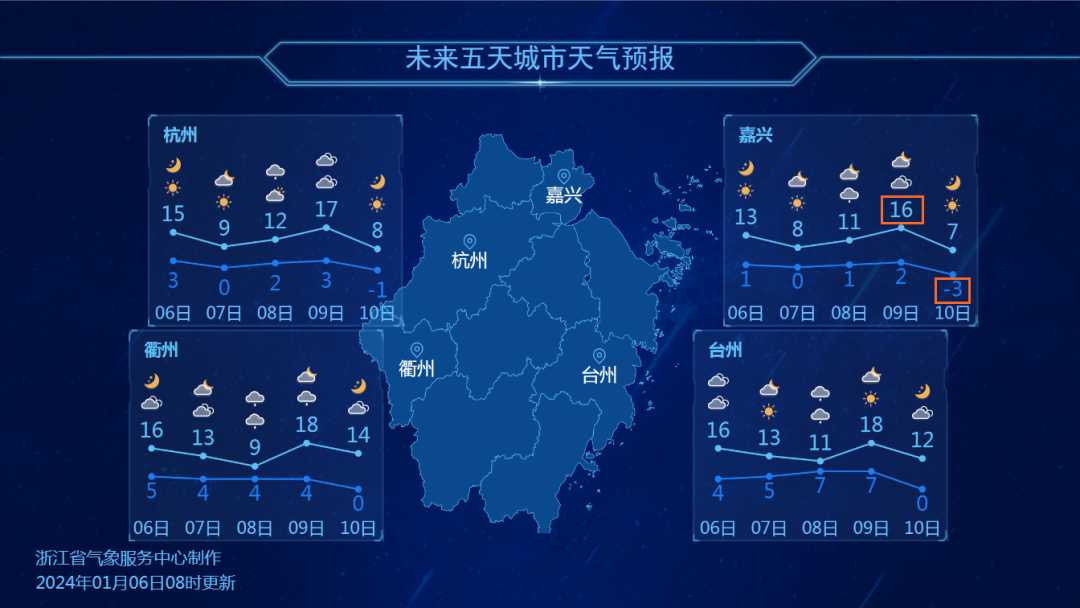 浙江一地直逼-3℃!兩股冷空氣接連來_杭州_氣溫_地區