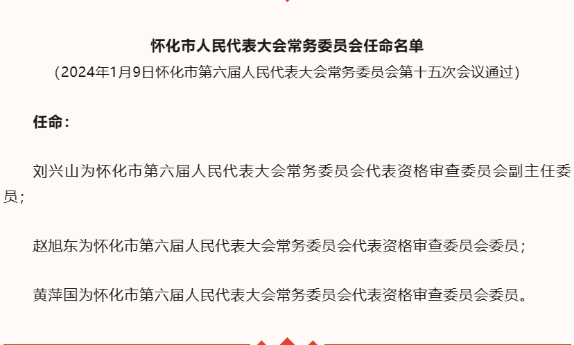 赵旭东怀化公示图片