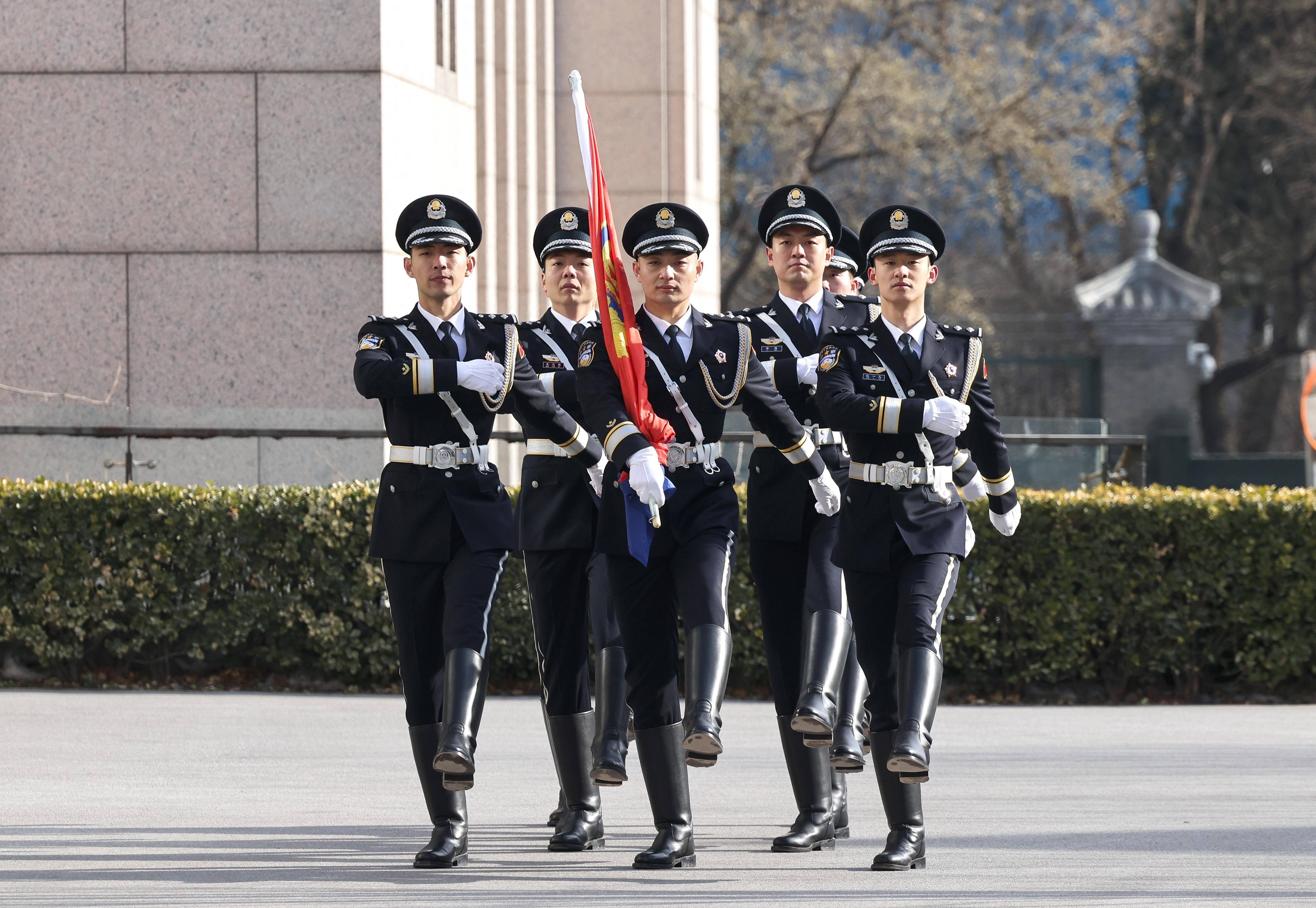 公安部举行升警旗仪式庆祝第四个中国人民警察节
