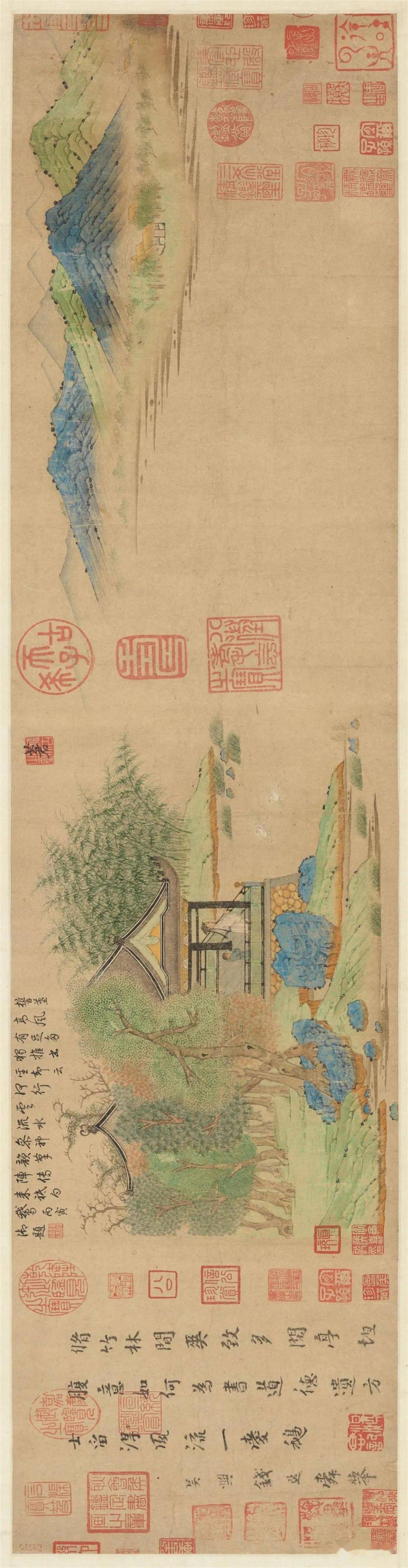 王蒙山水画的风格学解读_树木_艺术_钱选