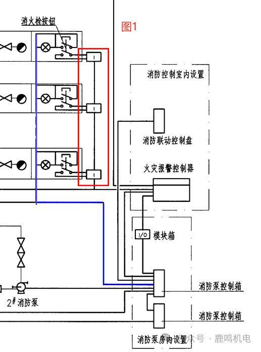 消防强启开关原理图图片