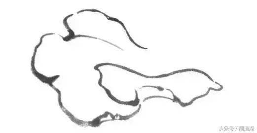 花头的基本画法红色写意秋葵的画法:花籽的画法:笔调汁绿色,笔尖蘸浓