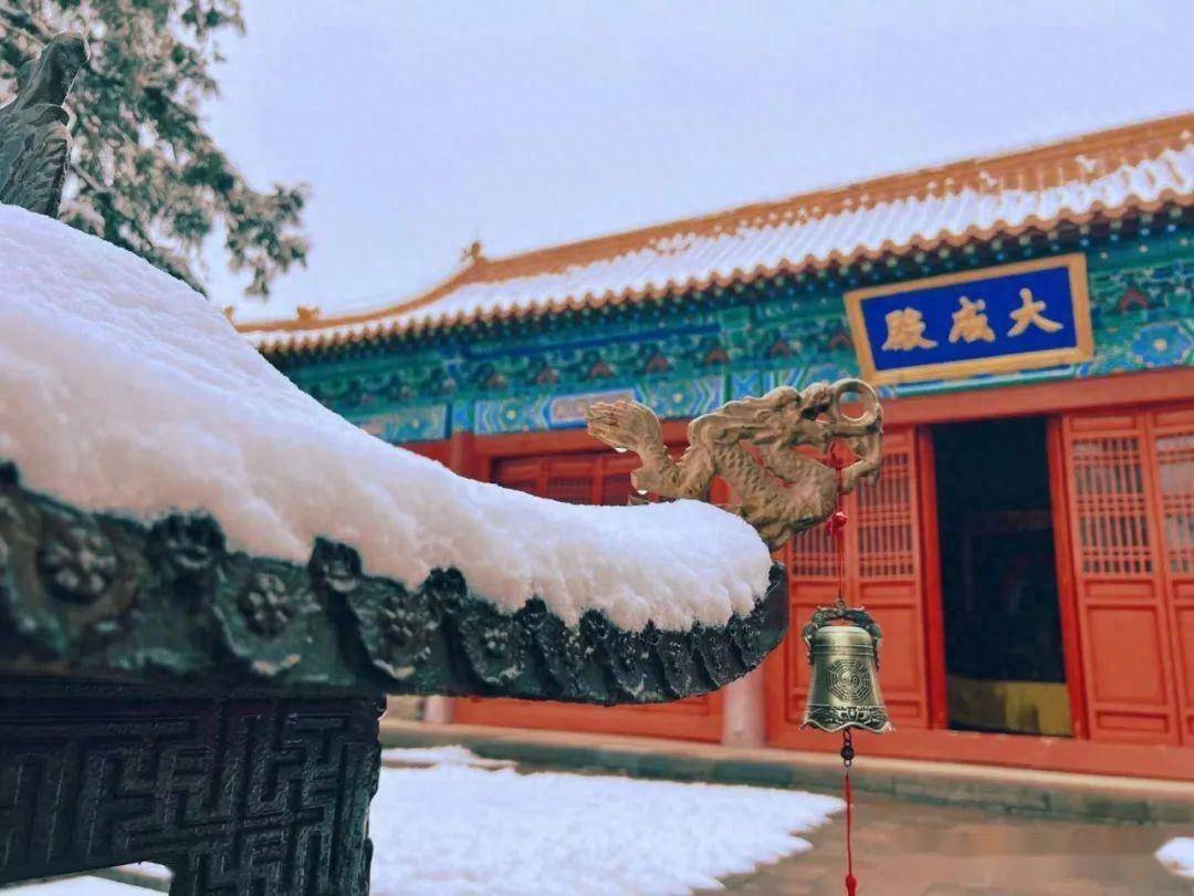 雪落成詩 | 解鎖臨沂雪中古建之美_白雪_飛雪_照片