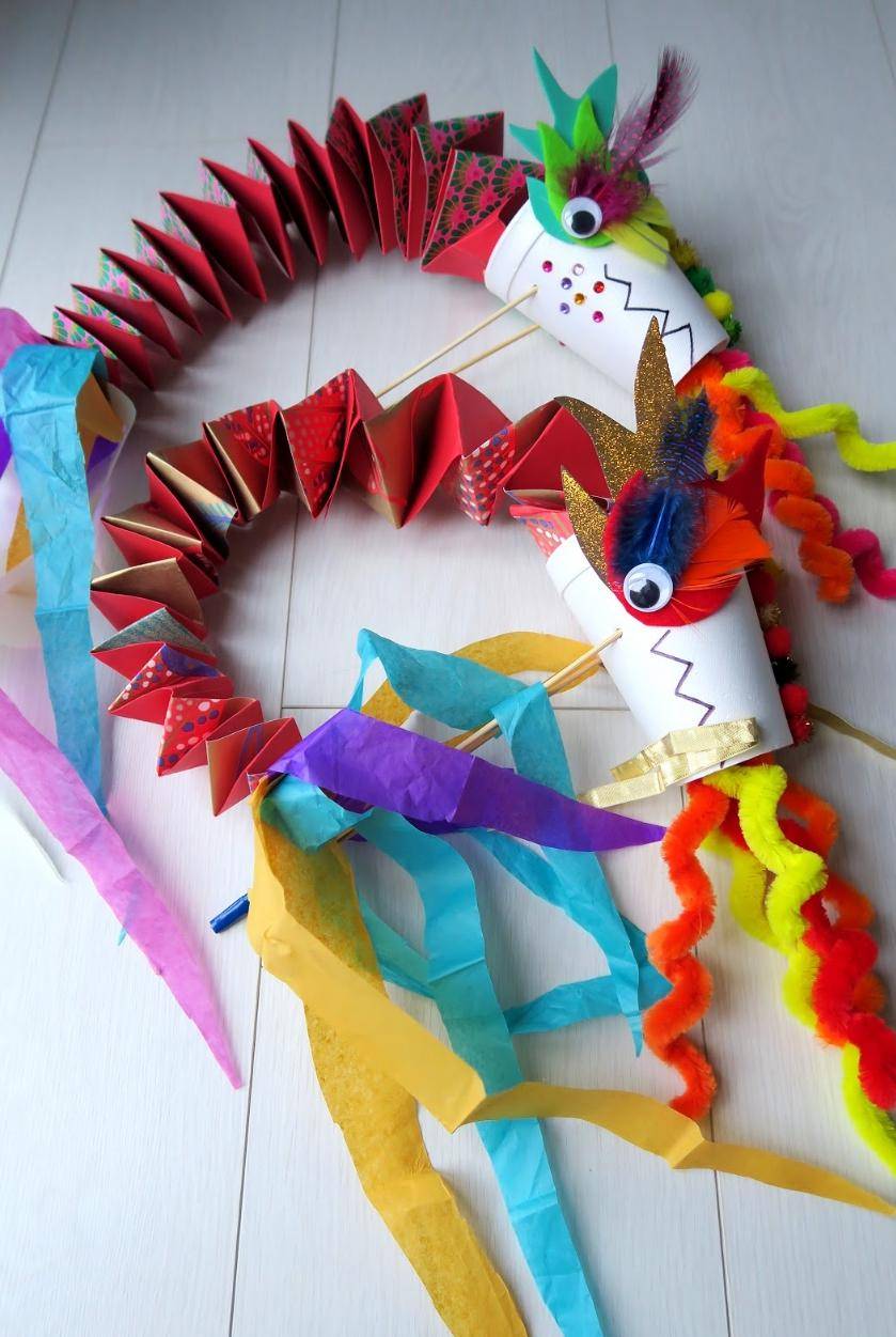 彩纸_步骤_龙头