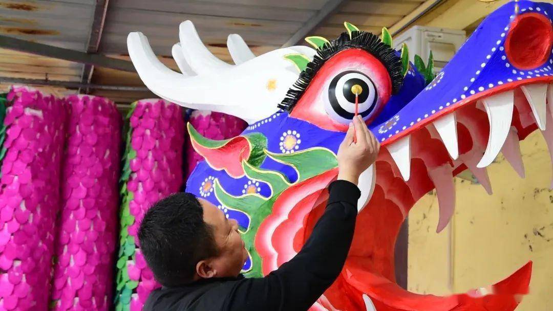 曲周:糊龙灯 迎龙年_东街村_民间_龙身