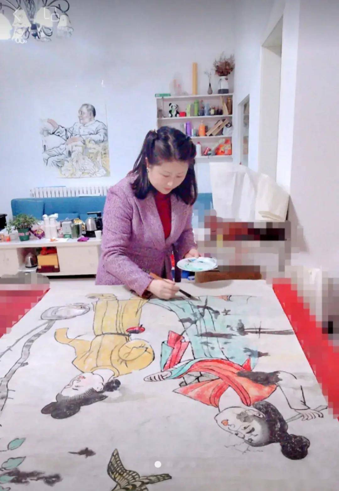 观陕西咸阳画家王晓娟绘画作品《和平》有感 文/李景宁_宝典_墨香