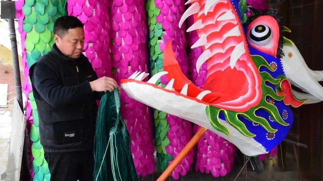 曲周:糊龙灯 迎龙年_东街村_民间_龙身