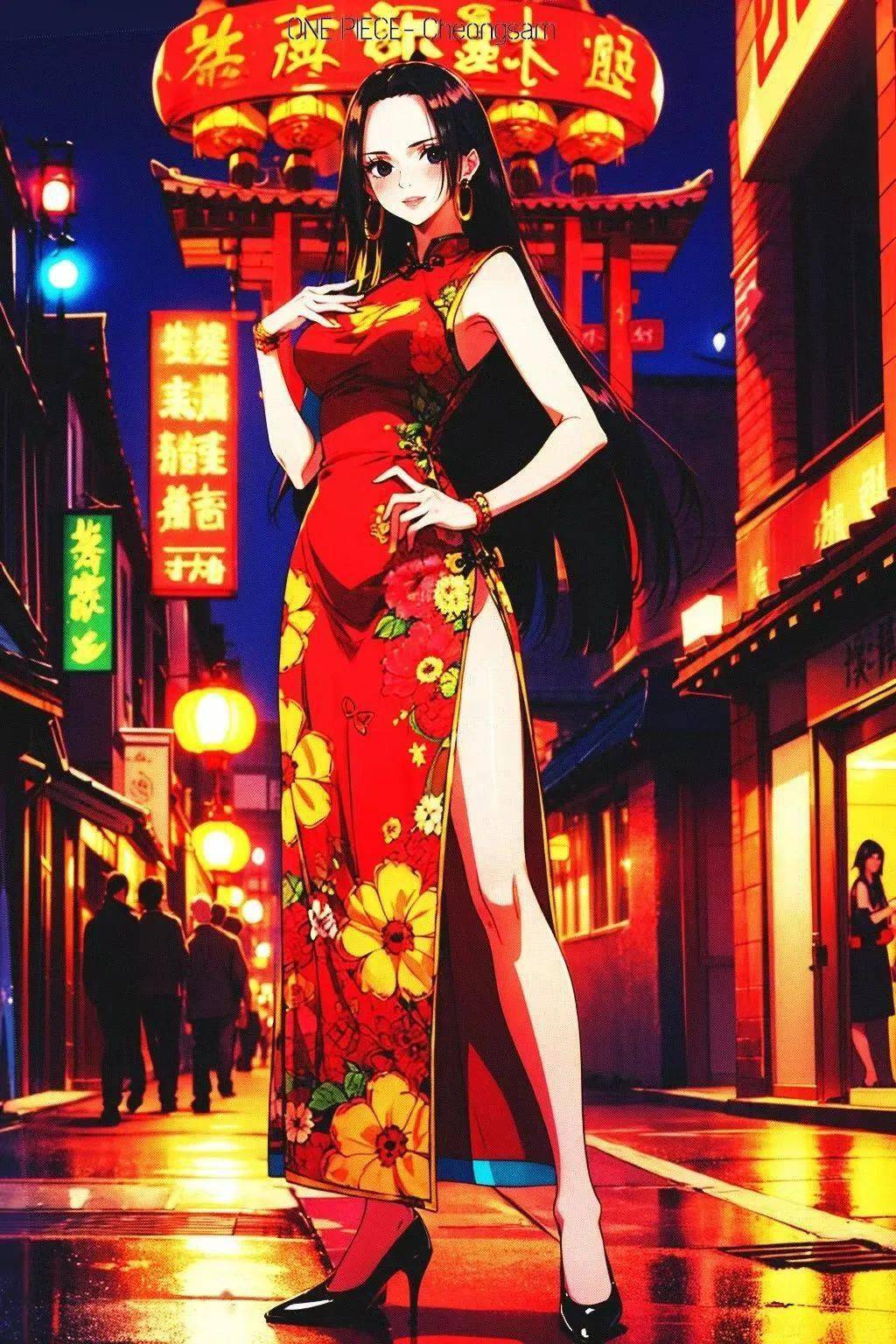 海贼王壁纸│国风女帝_公众
