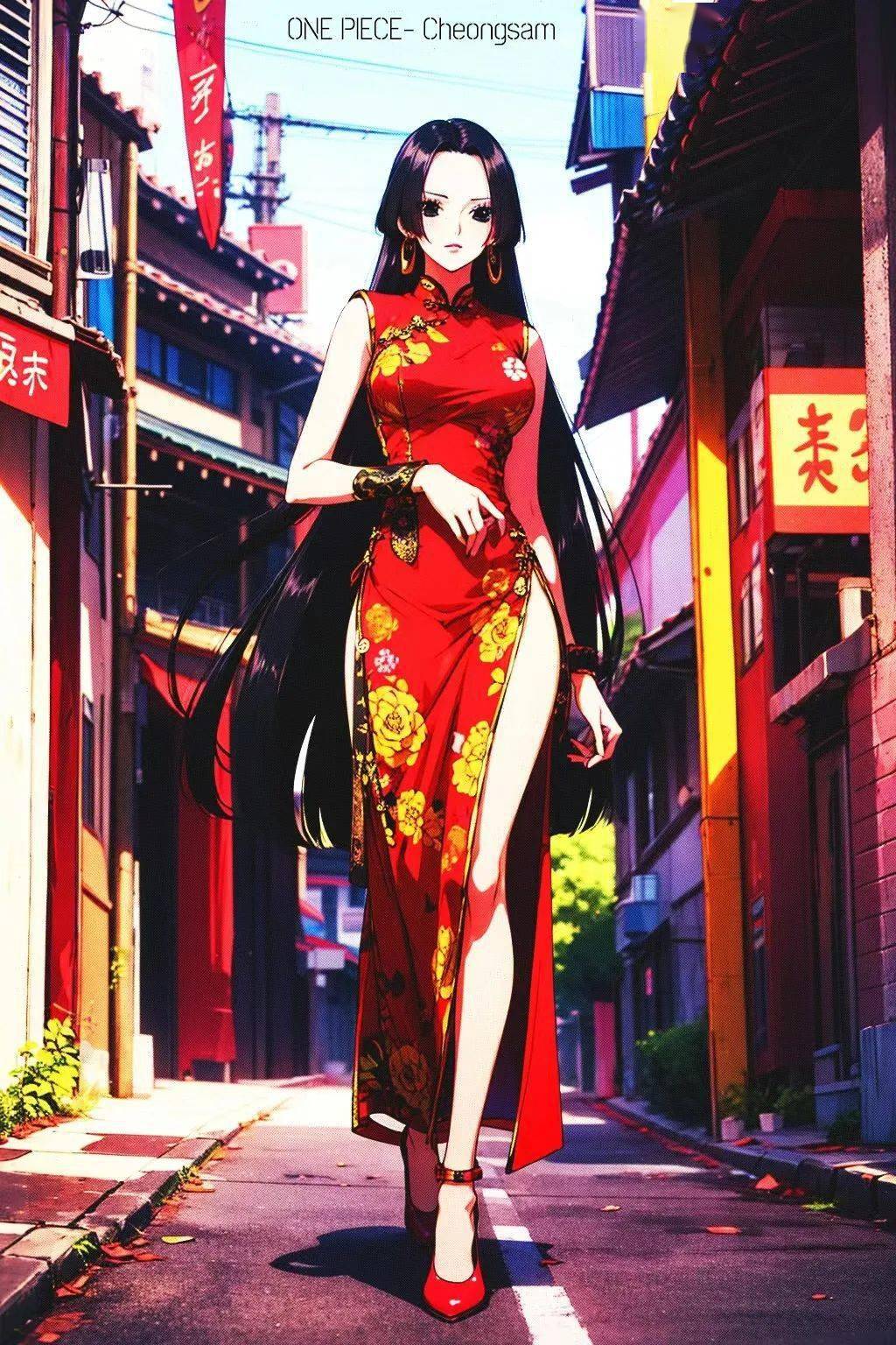 海贼王壁纸│国风女帝_公众