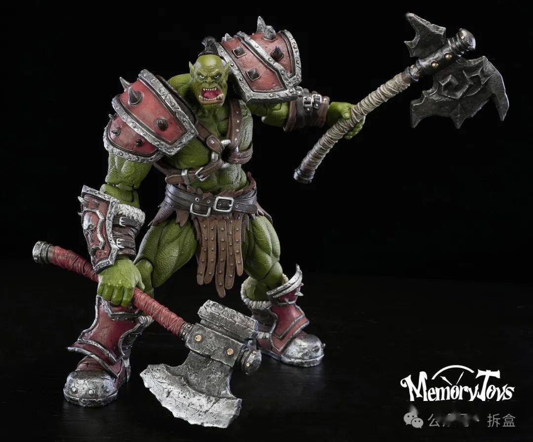 memory toys 兽人雇佣兵队长卡加斯7寸可动!_全身_盔甲_头盔