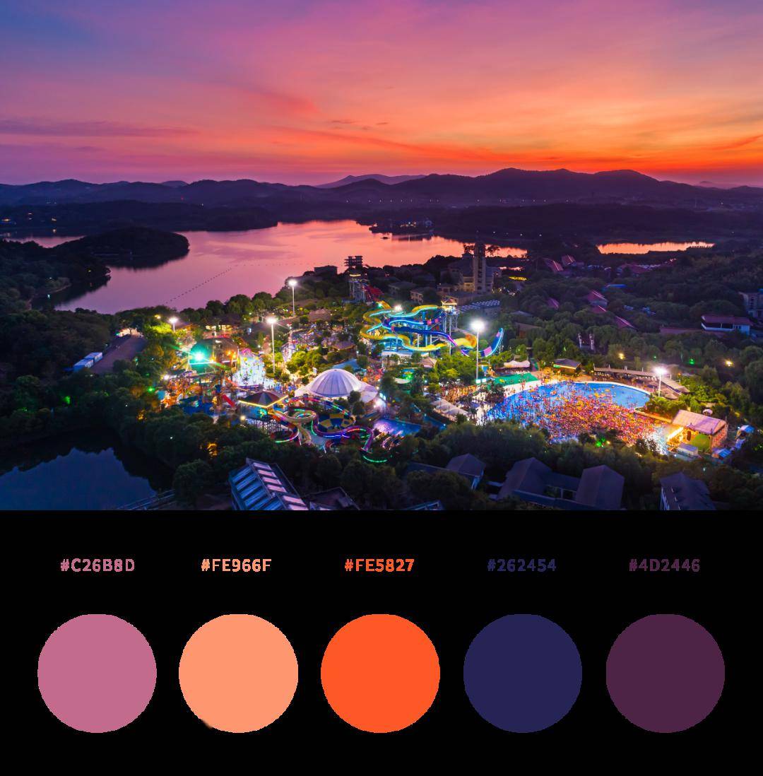 您收到一份来自常州天目湖的醉美配色表!_绿色_蓝色_颜色