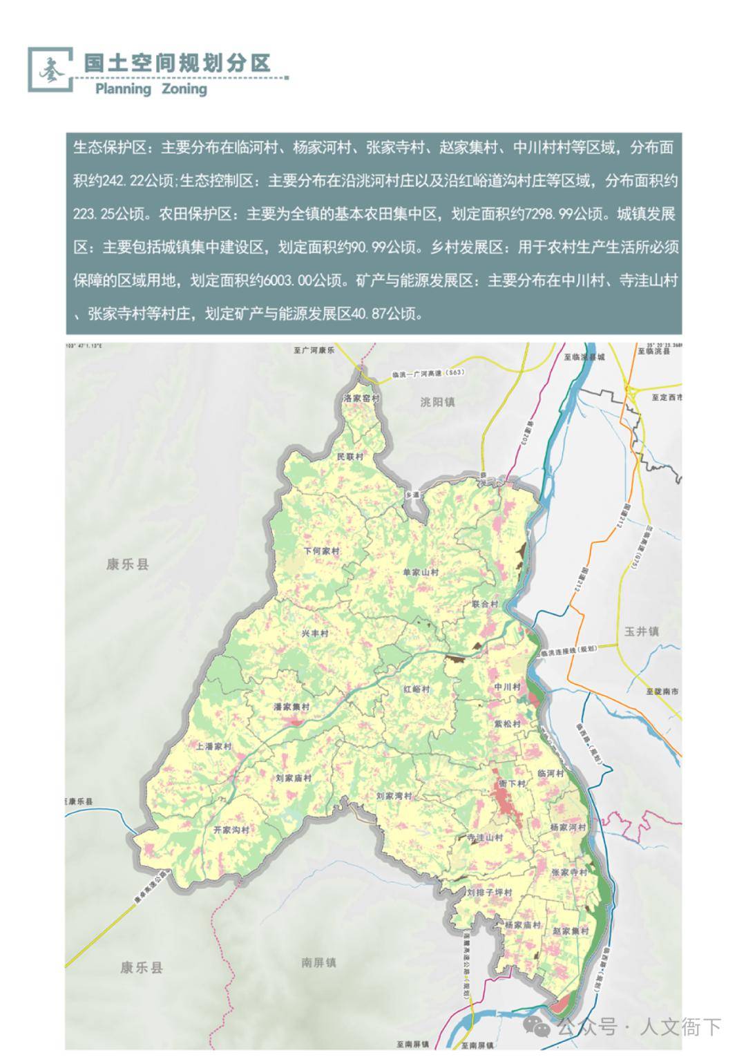 临洮县衙下集镇国土空间总体规划(2021-2035年)