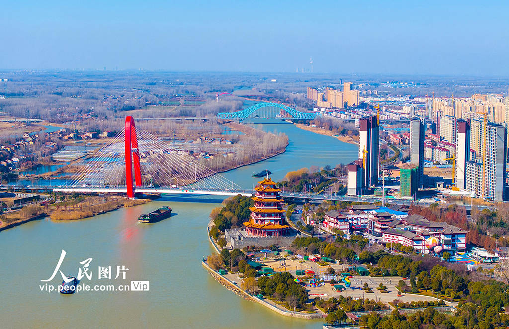 江苏泗阳:运河画廊_发展_生态_风光带