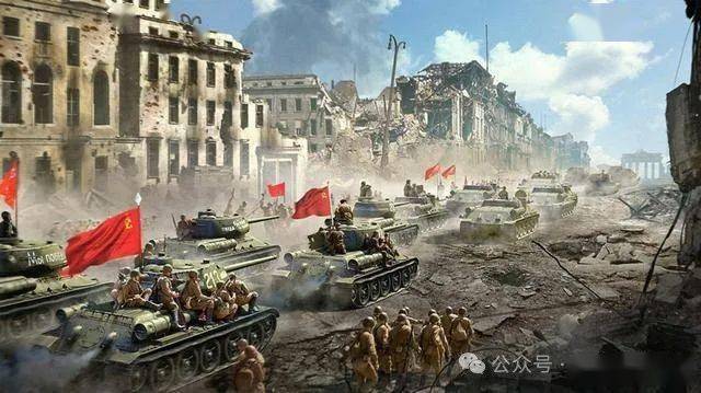 纳粹德国的垂死挣扎宣告失败,柏林成为战争的最后一块阵地.