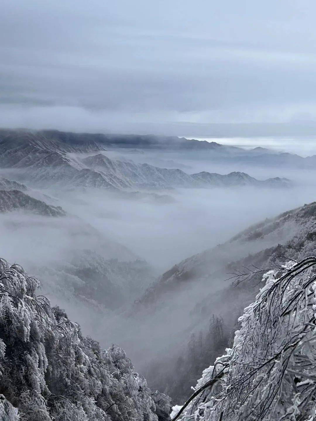 桂林下雪的美景图片图片