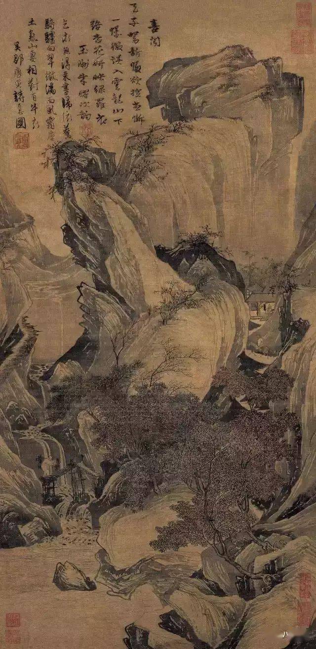 八雅轩丨【艺术经典】明代经典山水画集萃!_董其昌_唐寅_戴进