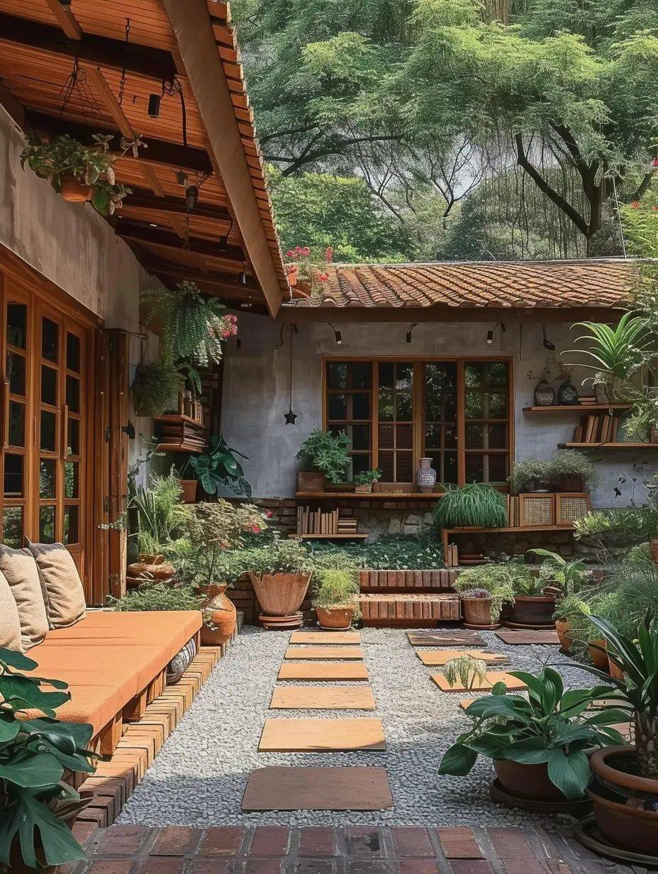 等60岁退休后,回乡下建个农家小院,种上花草,时不时邀老友来聚!