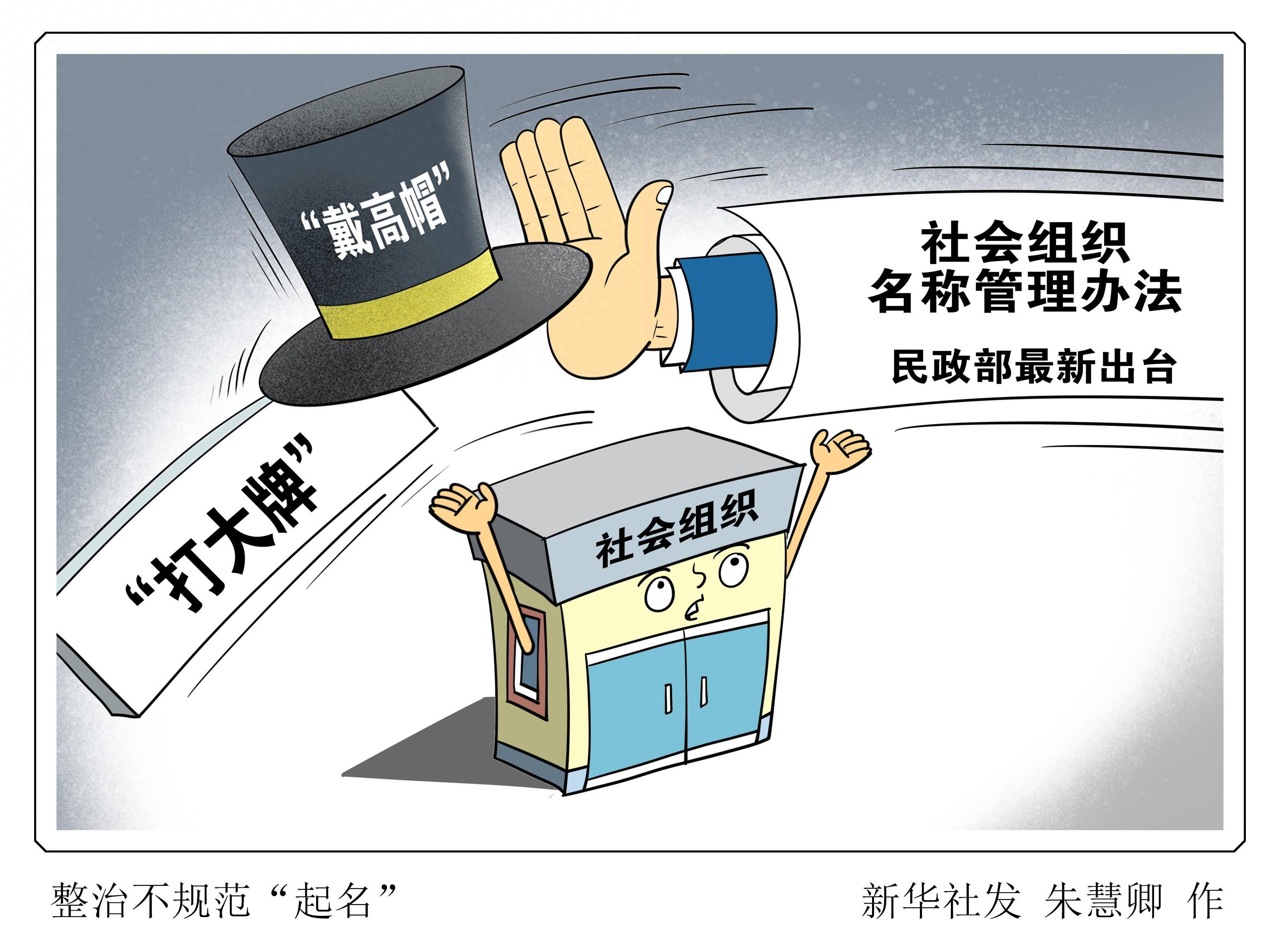 (图表·漫画)新华鲜报丨整治不规范"起名"_组织_社会_新华社