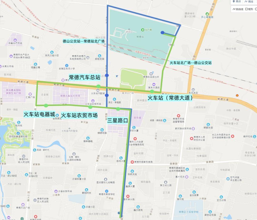 乘坐普鐵出行,哪些公交線路可以直達常德火車站呢?看