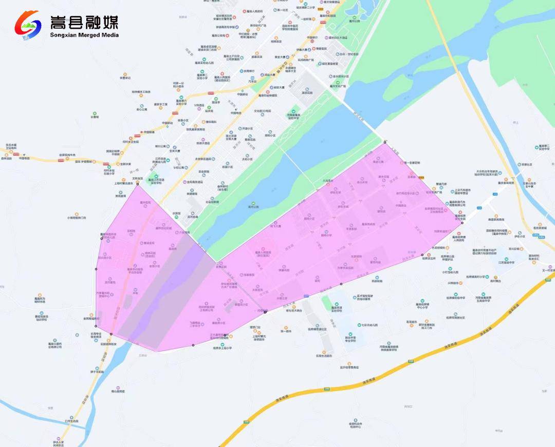嵩县县城街道地图图片