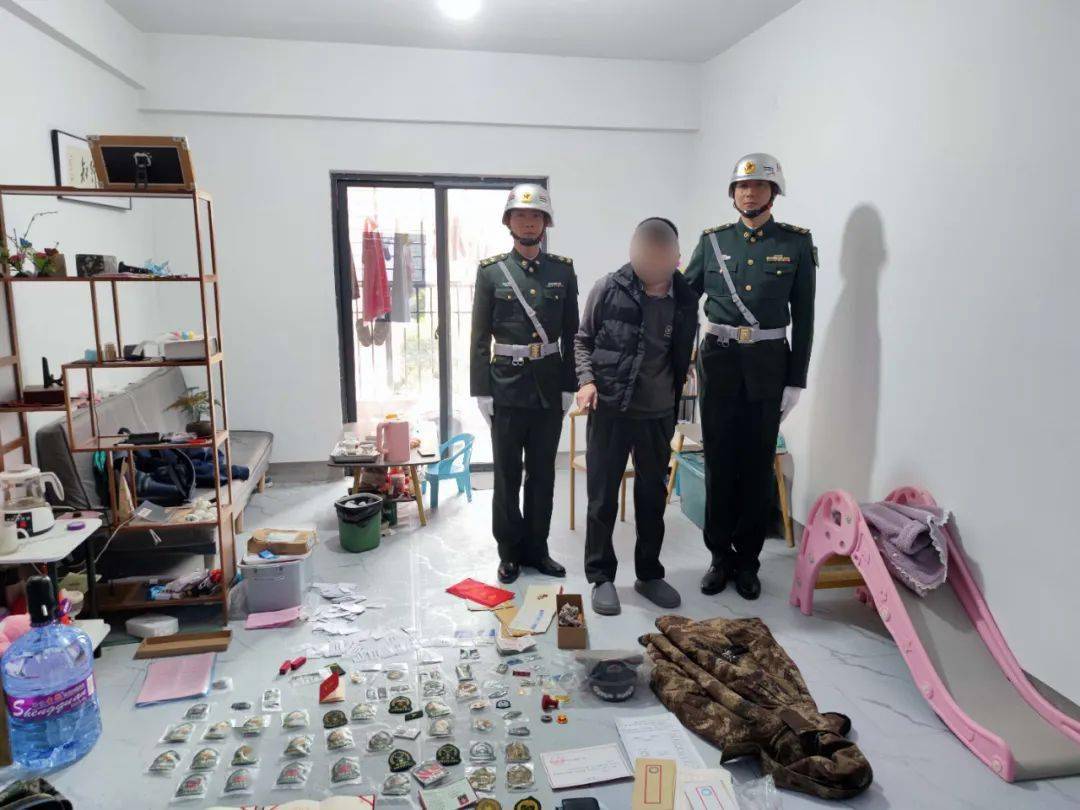 车辆通行证涉嫌网上大量买卖仿制军用品发现泉州一男子接上海警备区