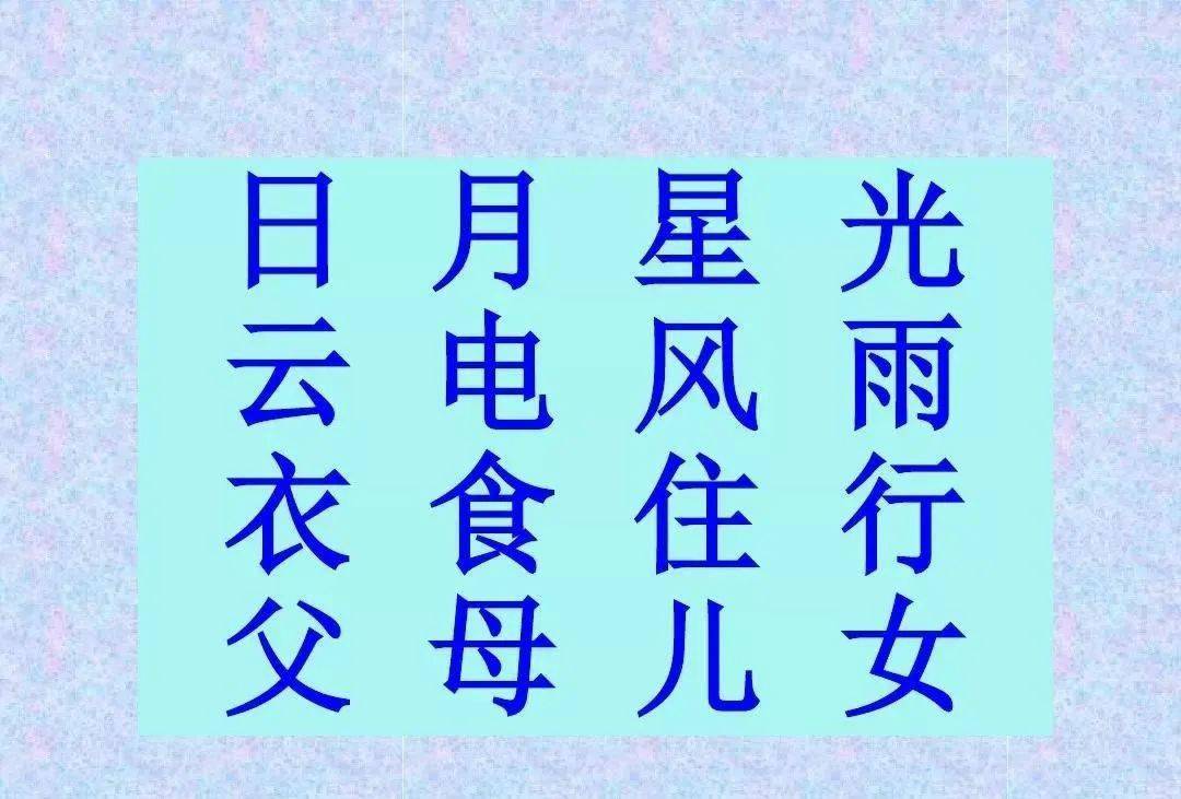 常見80個象形字大全對照表附圖,讓孩子輕鬆愛!