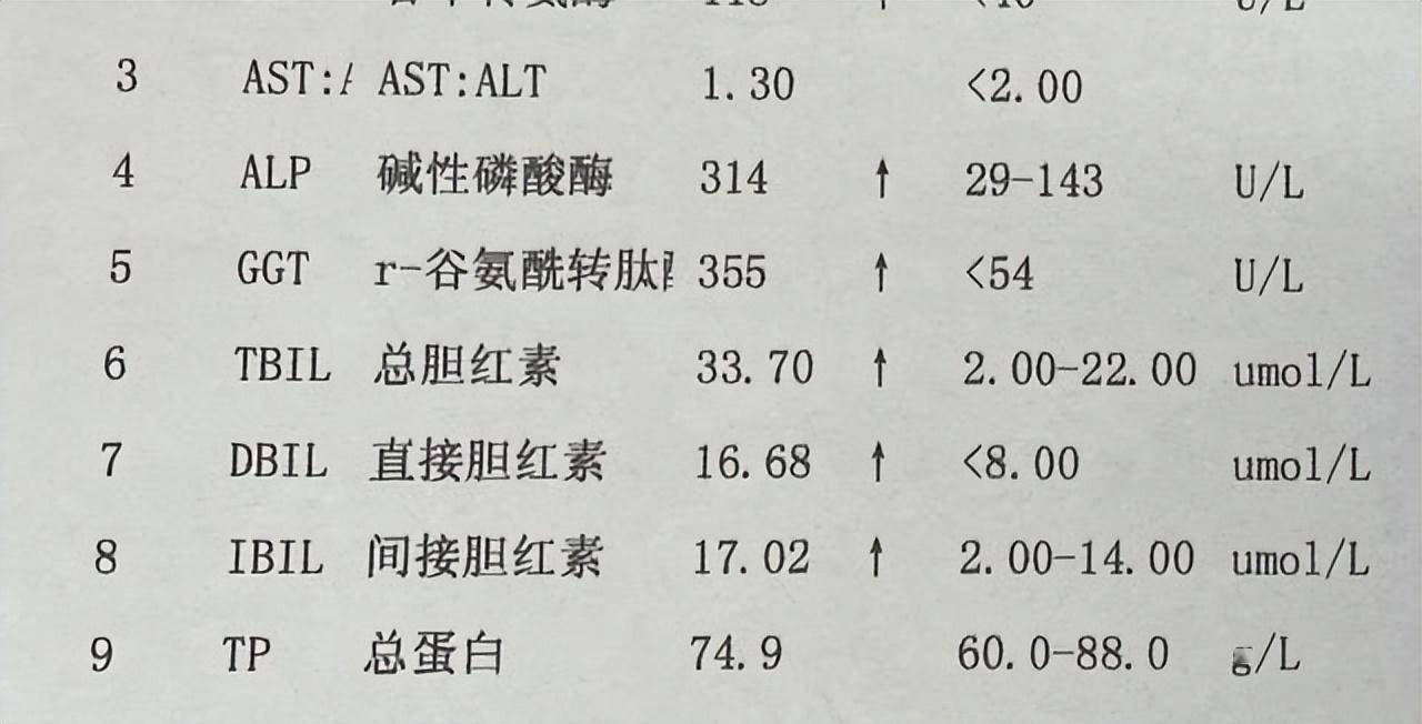 胆碱酯酶高是怎么回事图片