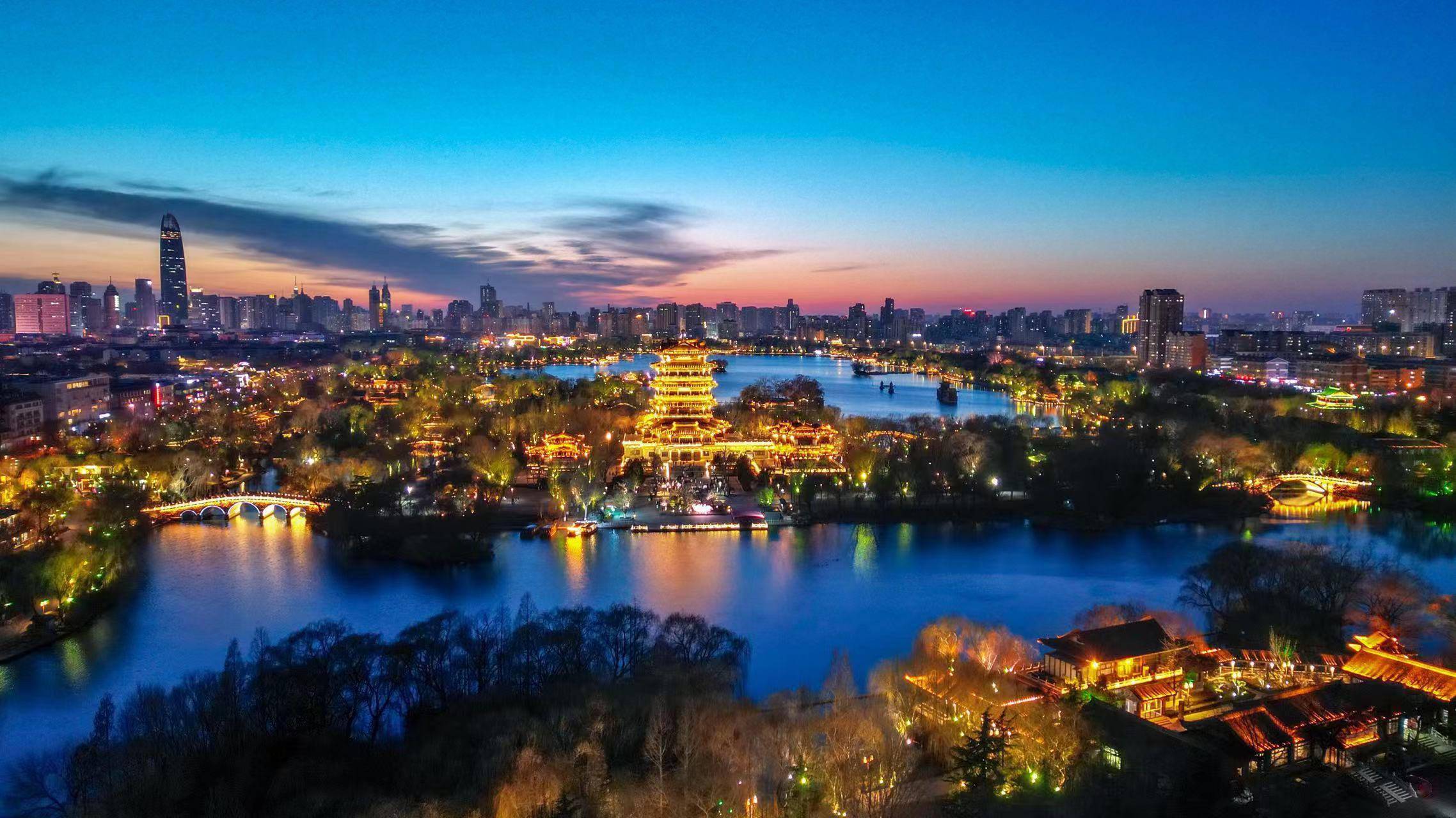 大明湖"上新",荷柳新画卷令人期待_名胜_规划_风景