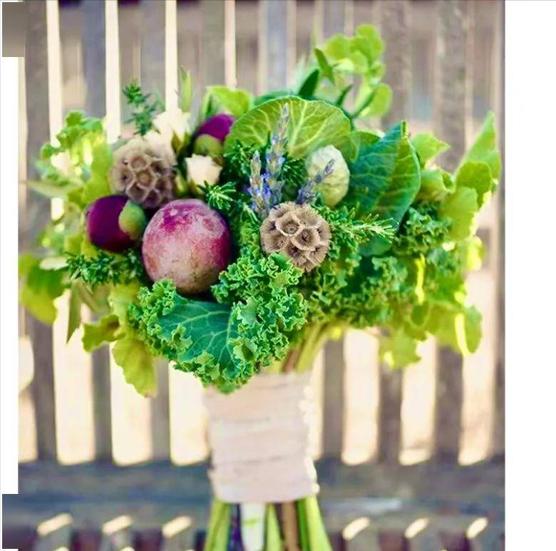 蔬菜花束:手持烟火以谋生,心怀诗意以谋爱_生活_情人节_鲜花
