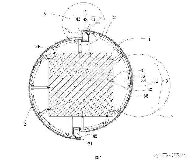 暗藏燈飾的幹掛弧形石材板裝飾柱及其施工方法_方柱