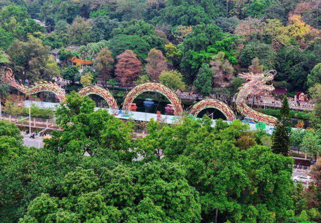 广府味·幸福年|越秀公园花灯,今晚亮!_灯会_广州_灯组