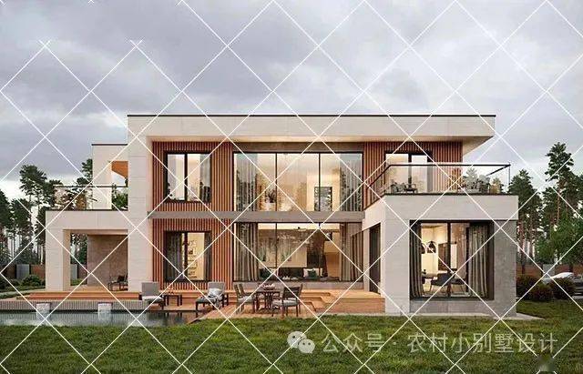 精选50款二层现代风农村自建别墅,设计感十足潮流前卫,都是年轻人喜爱