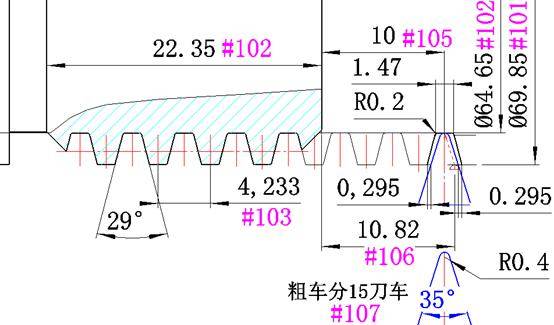 邹军:大螺距梯形螺纹的数控创新车加工