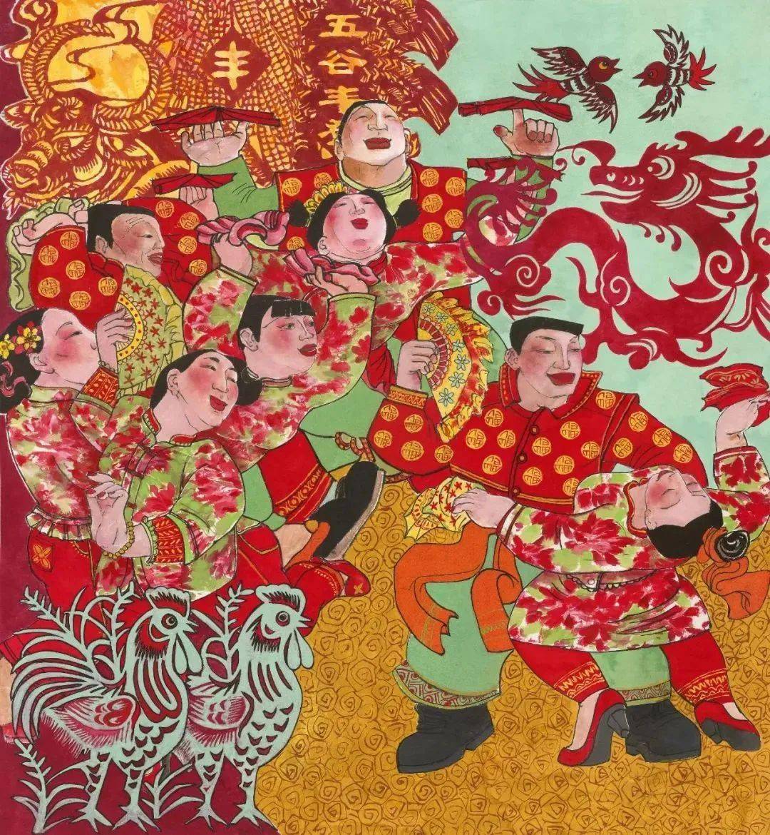 绘画形式之一,是中国的独特艺术语言,也是极具代表性的中国民间艺术