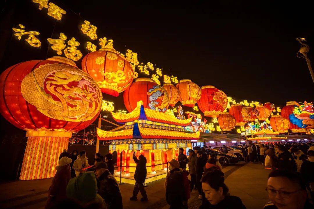 唐山南湖夜景图片图片