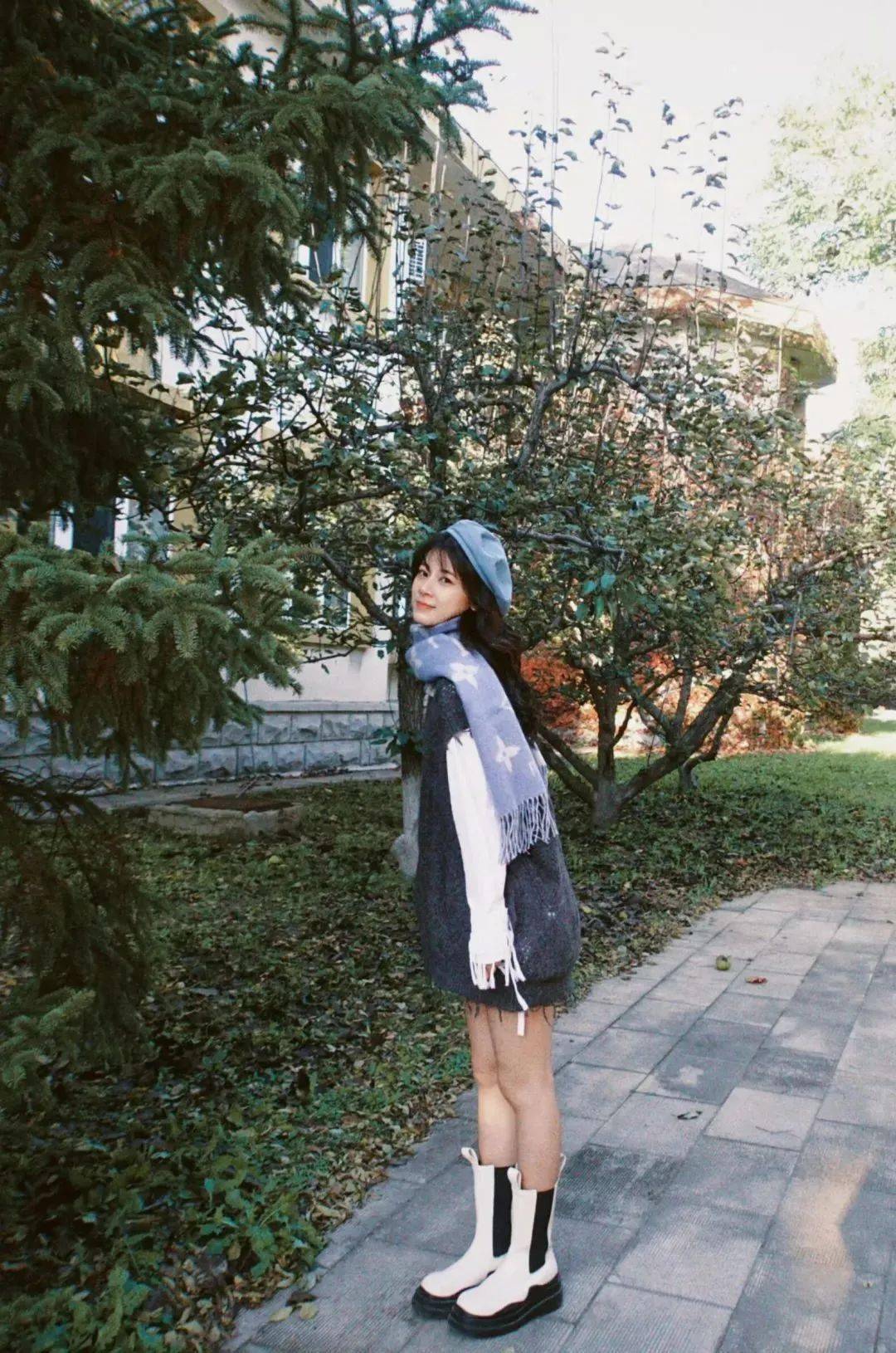 大学生寒假回家的穿搭,不如看看"妹宝"_赵昭仪_时间_配饰