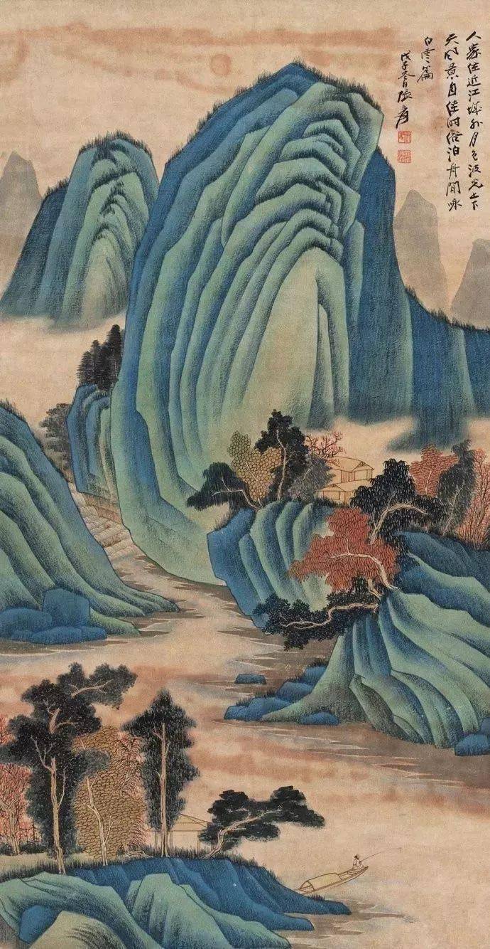 张大千:画家是"无法无天"的_透视_中国画_自然