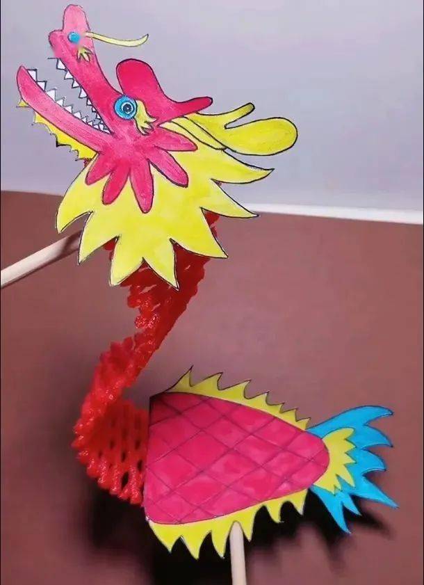 02制作步骤如下图:一次性纸杯,红绳,彩色卡纸,胶水,画笔,儿童剪刀(请