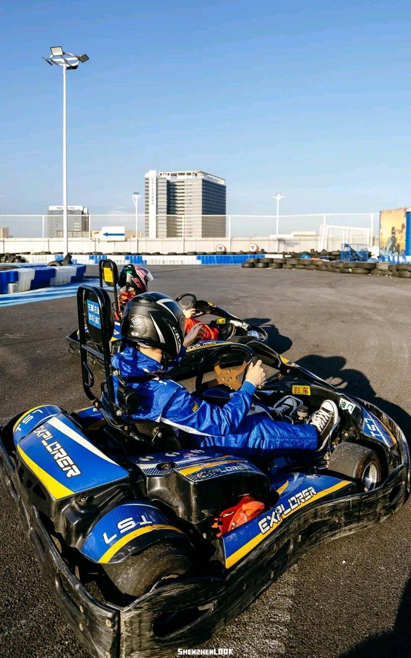 春节来龙岗平湖玩天台卡丁车,龙行龘龘