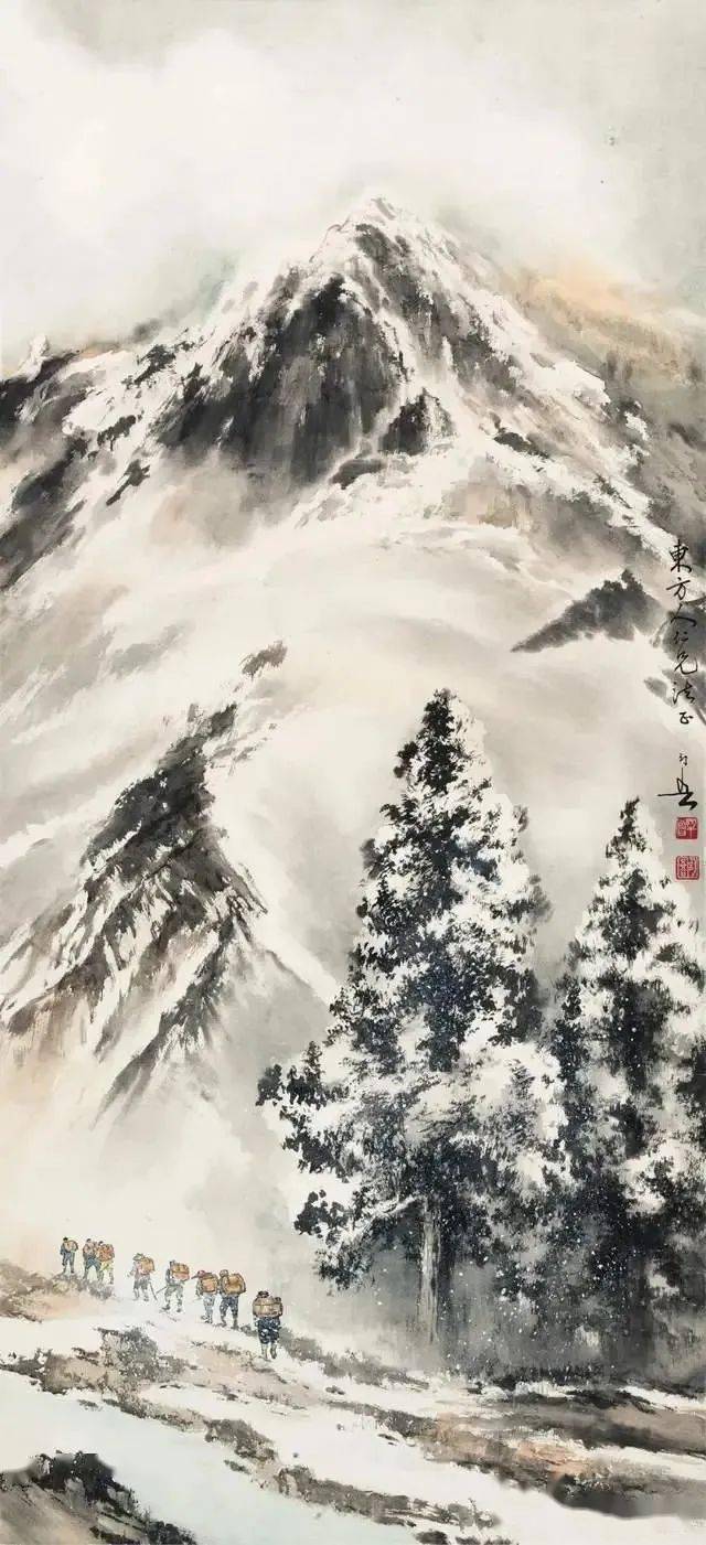 八大名家画雪景