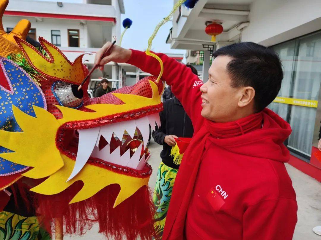 醒狮舞龙贺新年 我在横栏过大年_沙村_活动_汇演