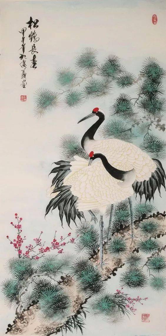 大年初五,68只长寿仙鹤送给你!见者得福~_福如东海_年