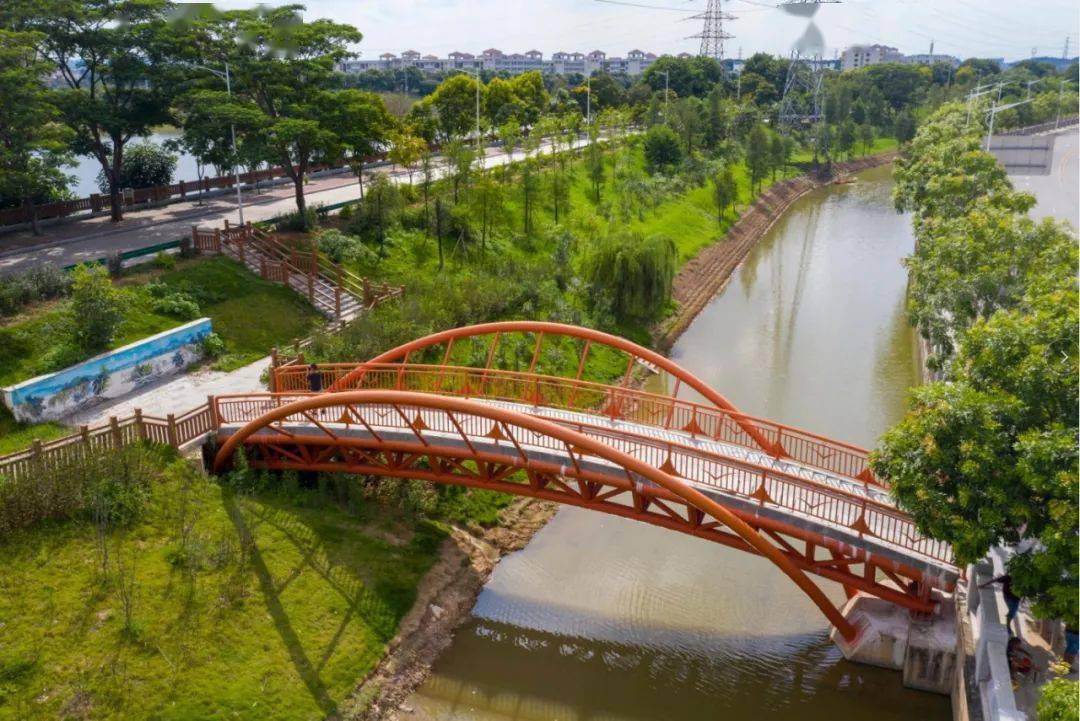 茶山近几年也多了许多适合跑步,运动的场地,包括茶山公园,大圳埔碧道