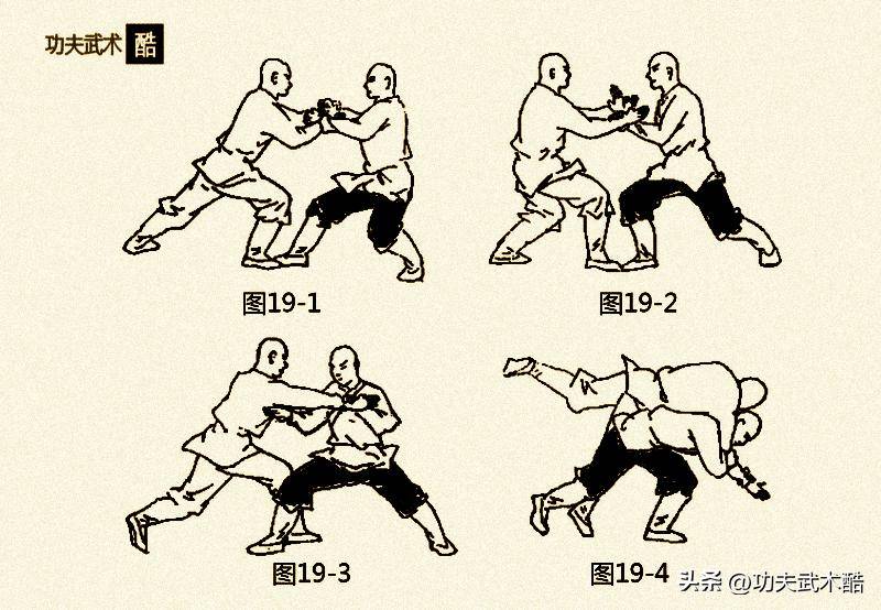 少林罗汉格斗散打绝技(5)暗中踩膝偷踢裆,卸肩击肚