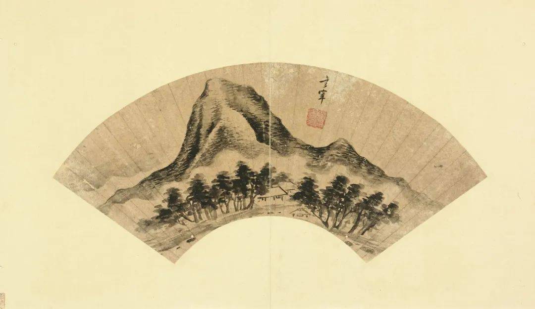 台北故宫藏董其昌山水扇面30件