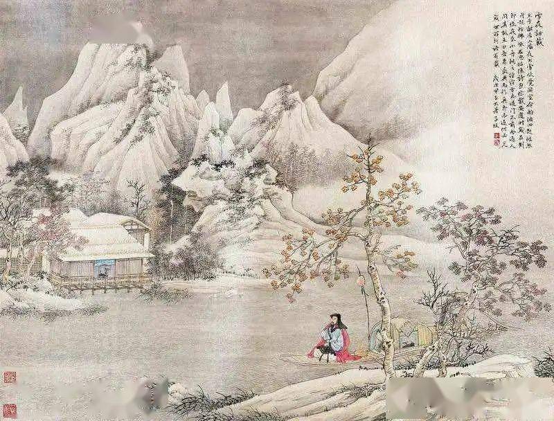 天上繁花,一场雪舞的清欢_大雪_湖心亭_张岱