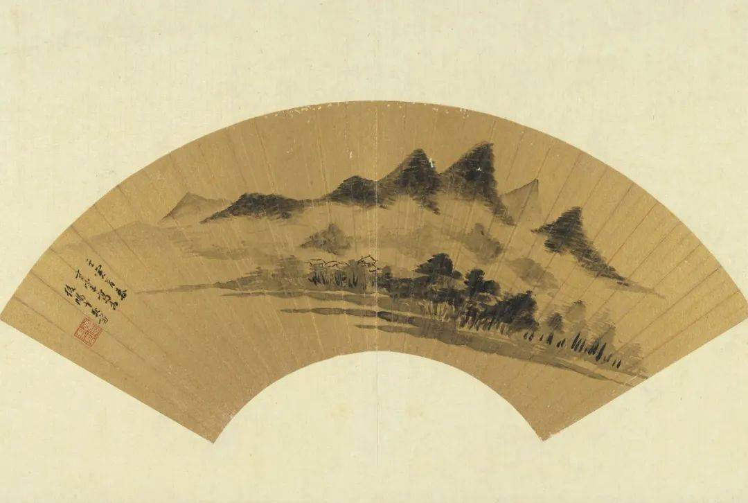 台北故宫藏董其昌山水扇面30件_画册_书画_册页