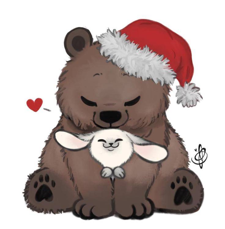 20幅漫画记录"兔熊"情侣的高甜瞬间,告诉你爱情是什么